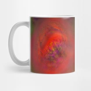 Red swirl Mug